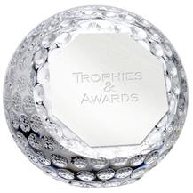 PA04C Golf Glass Paperweight