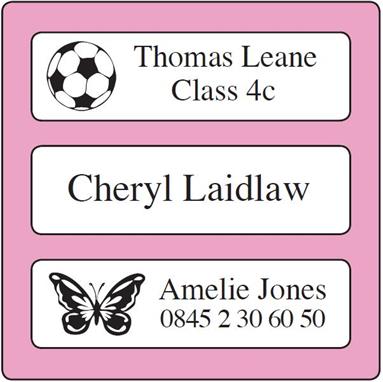 Iron On Name Labels