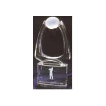 Exquisite Optical Crystal Golf Award