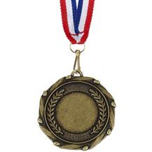 AM900G Antique Gold Medal with Ribbon