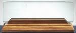 Jade Glass Name Plate with Walnut Base