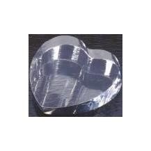 Optical Crystal Heart Paperweight