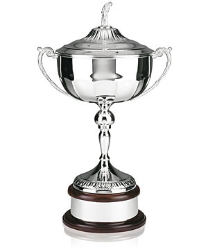 HVL536D Silver Plated Ryder Cup Style Trophy