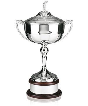 HVL536D Silver Plated Ryder Cup Style Trophy