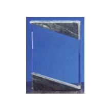 Marble and Optic Crystal  Rectangle