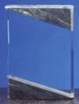 Marble and Optic Crystal  Rectangle