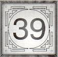7in x 7in Solid Brass Wall Plaque