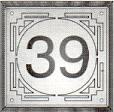 7in x 7in Solid Brass Wall Plaque
