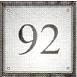 5in x 5in Solid Brass Wall Plaque