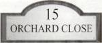 15in x 8in Solid Brass Wall Plaque