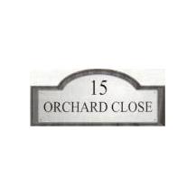 15in x 8in Solid Brass Wall Plaque