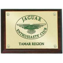 4.5in x 3.5in Solid Brass Wall Plaque