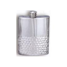 Half-Hammered Pewter Flask