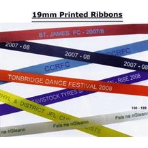 19mm PRINTED SATIN RIBBONS