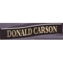 Crescent Double Curvature Nameplate - Black