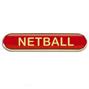SB054R BarBadge Netball Red (N) thumbnail