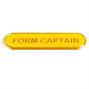 SB035Y BarBadge Form Captain Yellow thumbnail