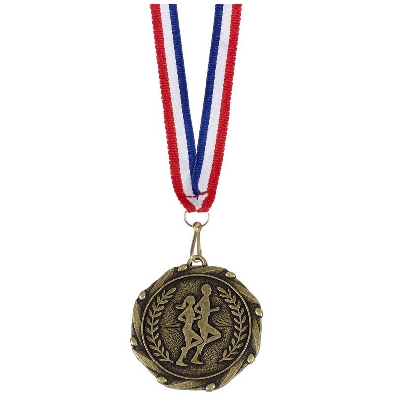 AM905G Combo45 Run Unisex Medal & Ribbon