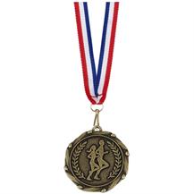 AM905G Combo45 Run Unisex Medal & Ribbon