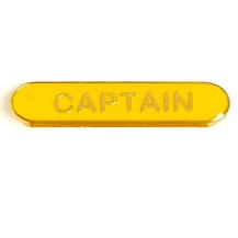 SB032Y BarBadge Captain Yellow