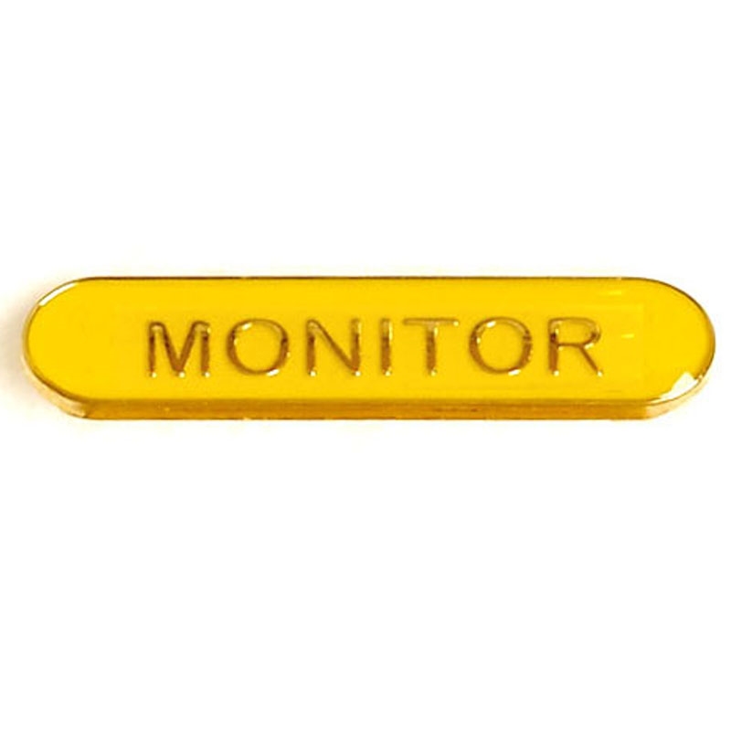 SB031Y BarBadge Monitor Yellow