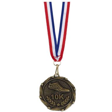 AM915G Combo45 10K Run Medal & Ribbon