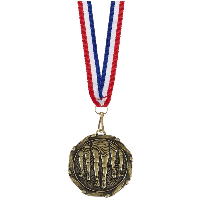 AM916G Combo45 Runner Legs Medal & Ribbon