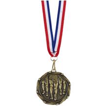 AM916G Combo45 Runner Legs Medal & Ribbon