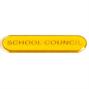 SB012Y BarBadge School Council Yellow thumbnail