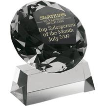 Crystal Award - Diamond on Base