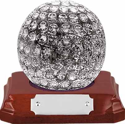 Finely Crafted Glass Golf Ball