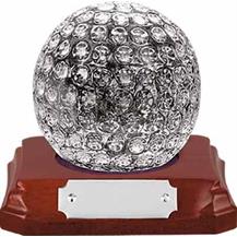 Finely Crafted Glass Golf Ball