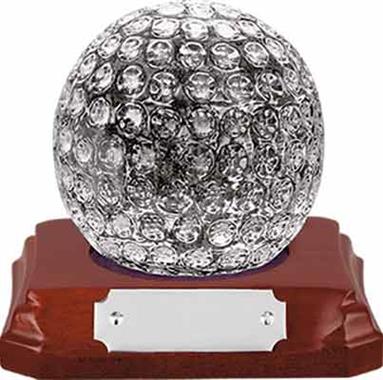 Finely Crafted Glass Golf Ball