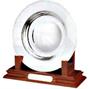 Elizabethan Silverplated Tray with Special Large Stand wih Engraving plate thumbnail