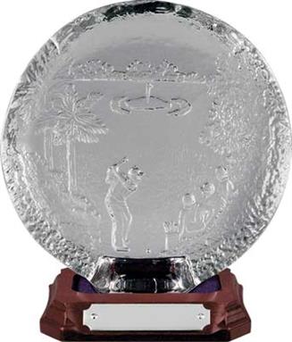 Golf Scene Tray