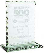 Scalloped Glass Plaque