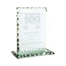 Scalloped Glass Plaque