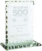 Scalloped Glass Plaque