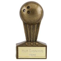 7.5cm Mini Ten Pin Bowling Star Trophy Award A1723