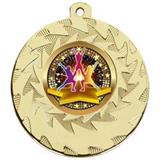 Gold Cheerleader Medals