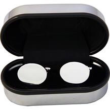 Oval Cufflinks Silverplated CFL01OVSP