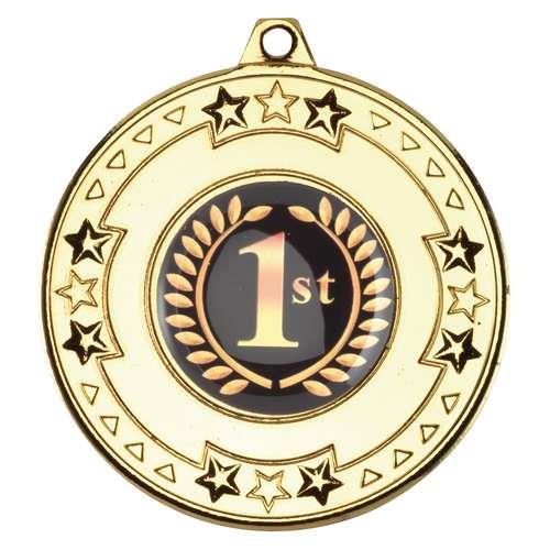 M69 Gold Star Medal showing 1st Centre
