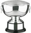 Large Rosebowl Hand Mounted Gadroon Wavy Edge