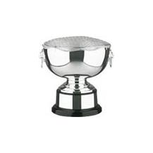 Large Rosebowl Hand Mounted Gadroon Wavy Edge