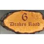 Rustic Wood Slice House Sign thumbnail