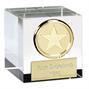 OK050AG 5cm Gold Star Crystal thumbnail