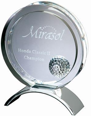 Optical Crystal Golfer's Achievement Award