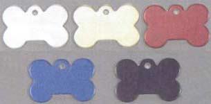 Aluminium Bone Pet Tag
