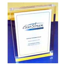 Acrylic Financial Tombstones
