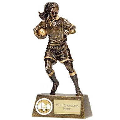A1328A Female Rugby Trophy